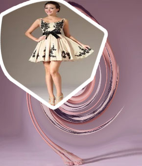 Cocktail party dress