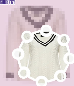 Cream knit co ord
