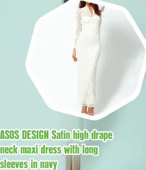Lace long sleeve maxi dresses