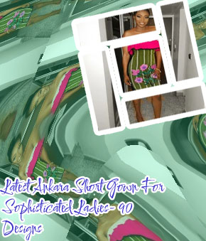 Latest short gown styles