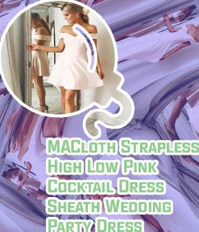 Nude pink cocktail dress