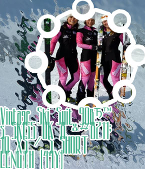 Pink ski suit