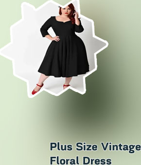 Plus size vintage dresses