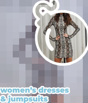 Snake print cocktail dress