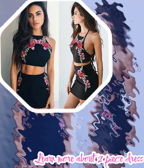 Two piece dress for party